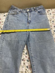 Light Wash Wide Leg Jeans
