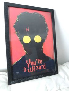 Harry Potter 'You're a Wizard' Framed Poster - A4