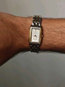 Fossil Two-Tone Rectangle Watch