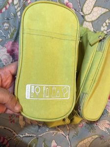 Lime Green Travel Toiletry Bag