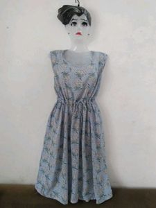 Floral Print Casual Dress size-36-38