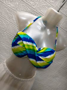 Boho Twist Halter Bikini Top