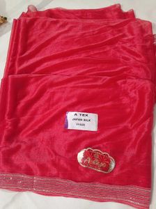 Elegant Red Saree - Timeless Grace