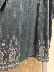 last price Elegant W Teal Ethnic Kurta