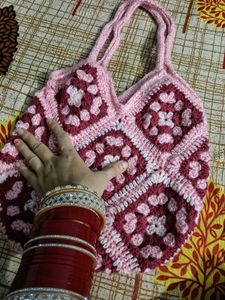Crocheted Tote Bag