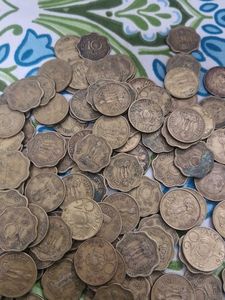 100 pcs lot Vintage Indian Coins Collection