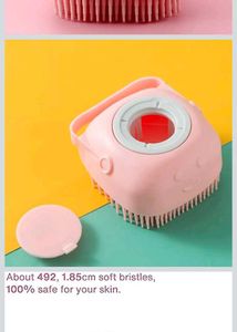 🫧Cute Silicone Body &amp; hair soft Brush
