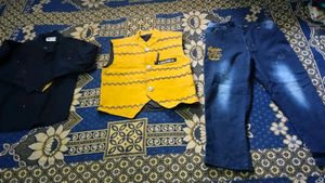 3 Piece ,kids,Boys Kurta Set