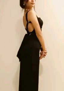 Backless Black Dress Xs