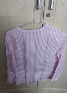 Pink Striped Shirt