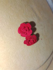Rose &amp; Star Drop Earrings