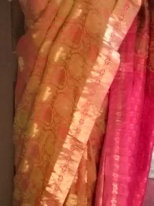 GentlyUsed ElegantFancyPattu  MultiColorSaree
