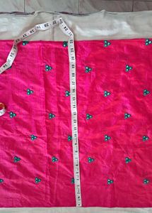 Mirror Work Blouse Fabric