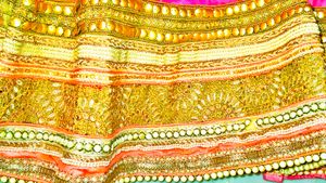 Gorgeous Pink &amp; Gold Lehenga Choli