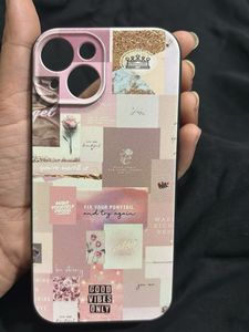 Iphone 15 Pink Aesthetic Collage Phone Back cove