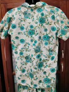 Floral Print Pajama Set