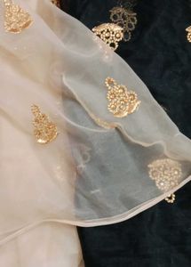 Embroidered net cloth each 2 mts above