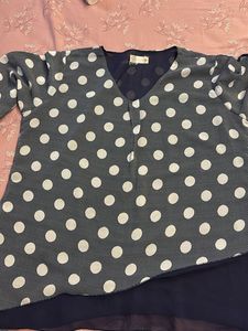 Chic Polka Dot Top