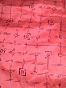 Pretty Pink Floral Dress Material