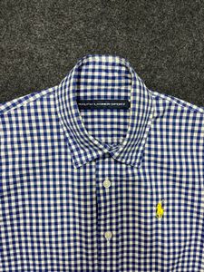 women’s Blue Gingham Shirt