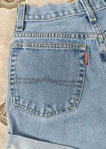 Light Wash Denim Shorts
