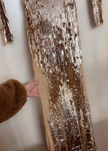 Sequin Embellished Maxi Party Dress