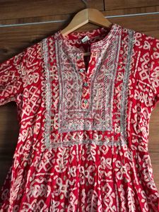 Beautiful Brand New Kurti Red Colour