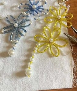 Handmade Beaded phone charm