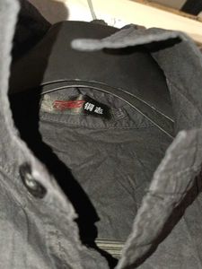 Men's Black Button-Up Shirt