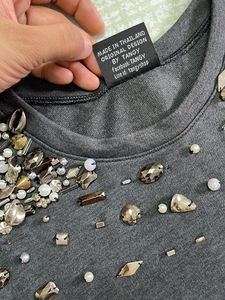 Grey Imported Knee Length Dress