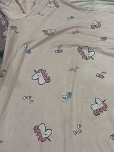Night Cute Unicorn gown Dress