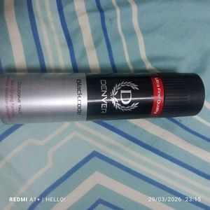 pack of 2 Denver Black Code Cologne Talc