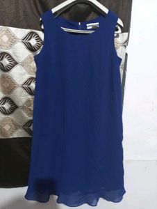 Beautiful Blue Sleeveless Dress