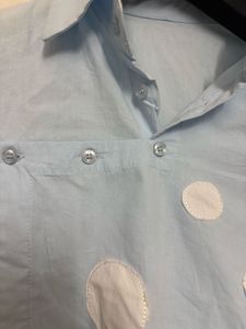 Unique Light Blue Layered Shirt