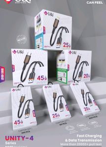 Data Cable Fast 2pcs  Micro USB V8 &amp; Type-C