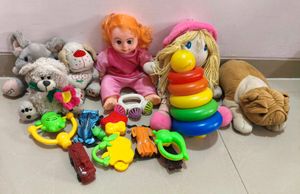 Bundle of Baby Toys and Dolls