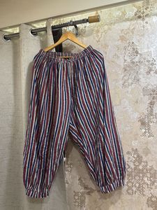 Striped Cotton Palazzos