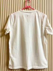 White Graphic Print T-Shirt