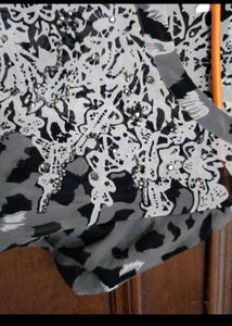 Animal Print Sequence Cocktail Formal Dress