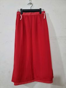 Red Midi Skirt