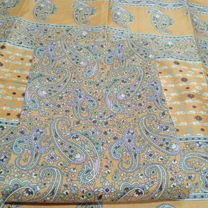 Flower Printed Pashmina Suit