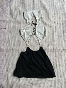 y2k lace baddie fitted dress