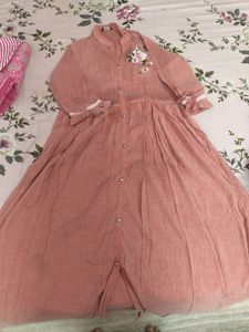 Pure Cotton Anarkali Flork Kurti