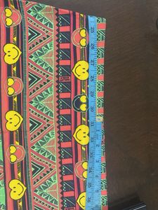 UNUSED Mini Skirt - Funky Smiley Graphic
