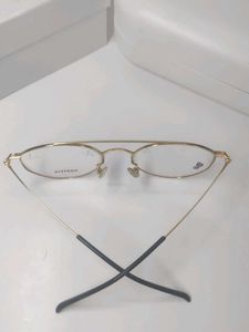 Stylish Gold Rimmed Aviator Eyeglasses
