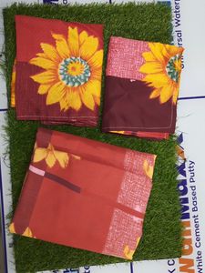 💥 TC Cotton Double Bedsheet With 2 Pillow Covers