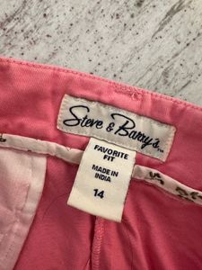 Cute Pink Cotton Shorts