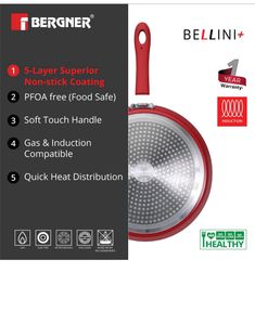 Top 1# BERGNER Big Dosa Size non Stick Pan