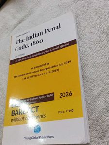 Indian Penal Code, 1860 - Bare Act