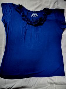 Royal Blue Casual Top At Price 200/-